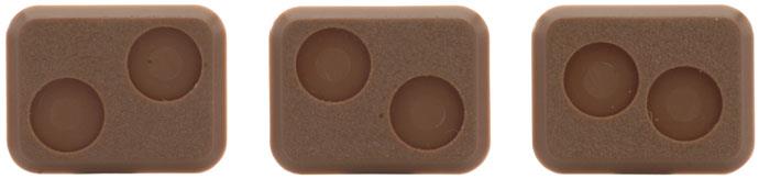 Flames of War Small Bases - 2 and 3 holes (x56 Bases)