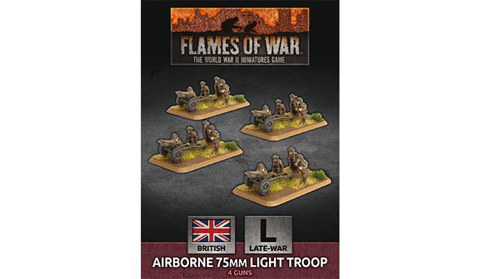 Flames of War Airborne 75mm Light Troop (Plastic)