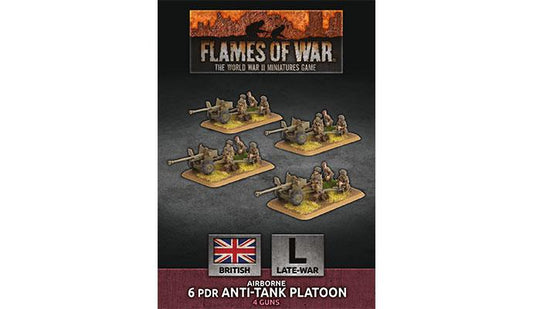 Flames of War Airborne 6pdr Anti-tank Platoon (Plastic)