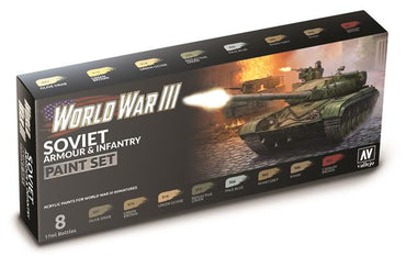 Vallejo Paint - WWIII Soviet Armour and Infantry Paint Set