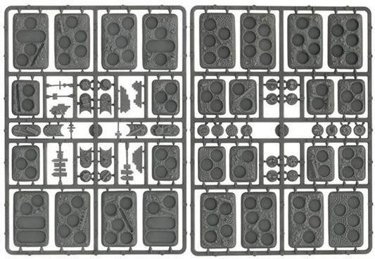 Flames of War Plastic Bases - Rubble