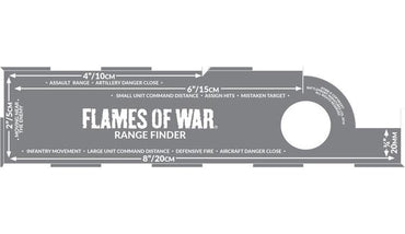 Flames of War Range Finder (etched)
