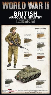 Vallejo Paint - WWII British Armour and Infantry Paint Set