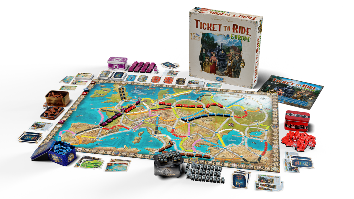 Ticket to Ride: Europe 15th Anniversary Collector’s Edition Boardgame