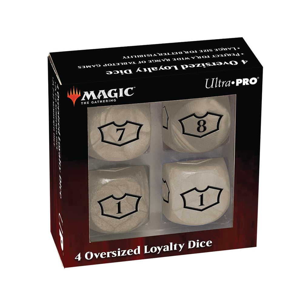 MTG: Deluxe 22MM Plains Loyalty Dice Set with 7-12