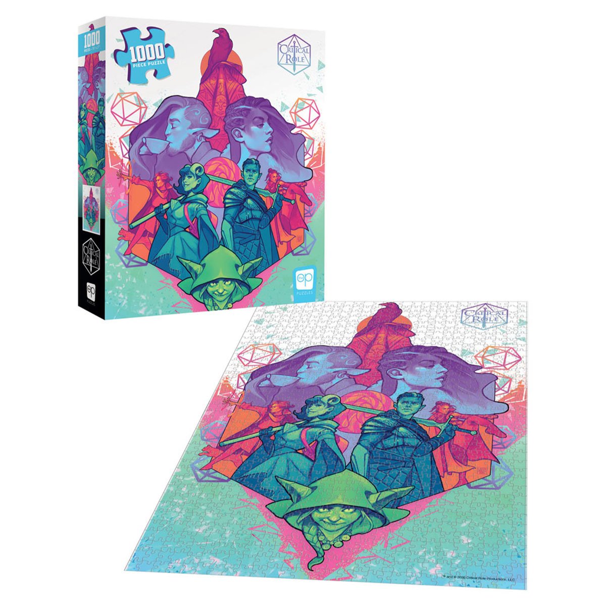 Critical Role: Mighty Nein 1,000 Piece Puzzle Dungeons and Dragons