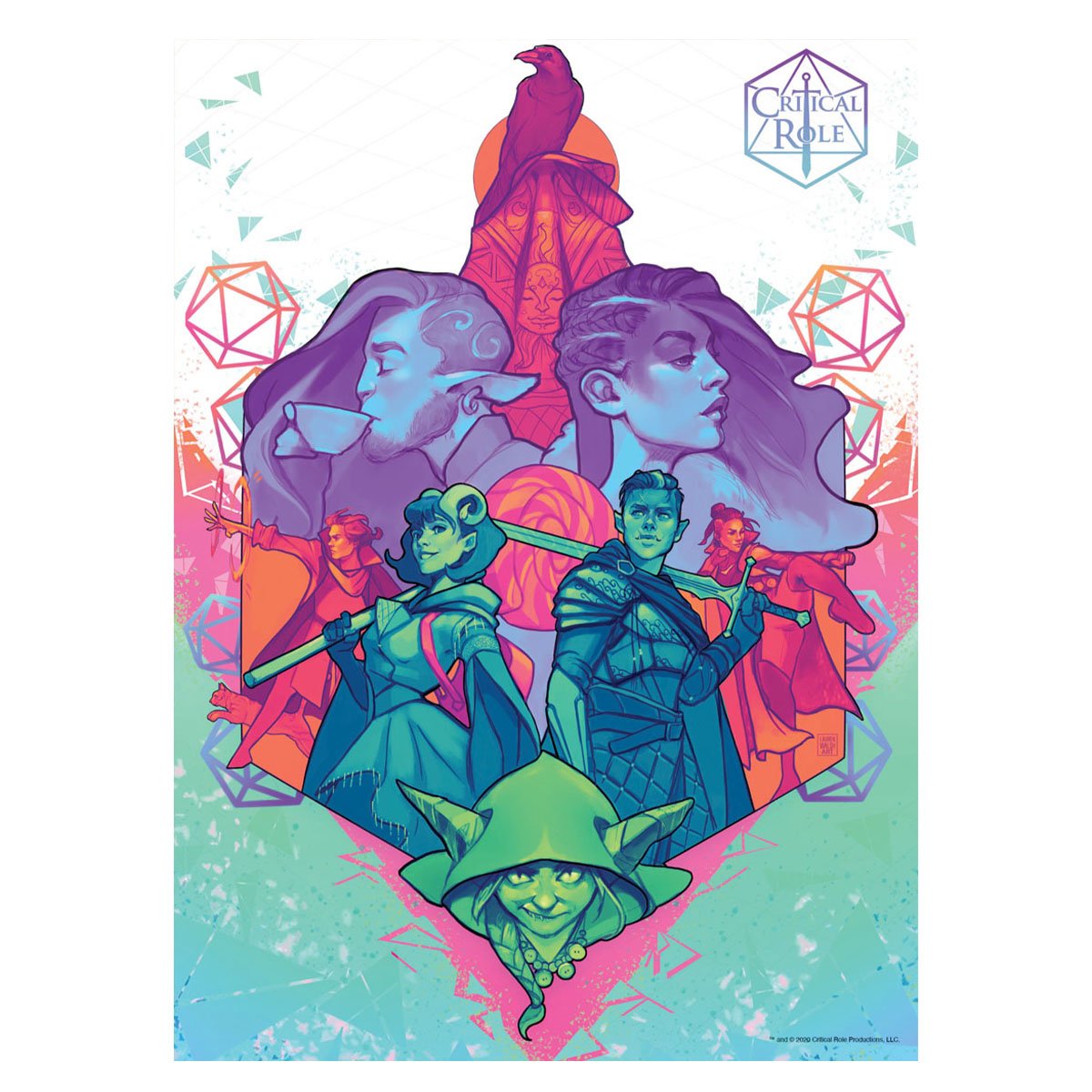 Critical Role: Mighty Nein 1,000 Piece Puzzle Dungeons and Dragons