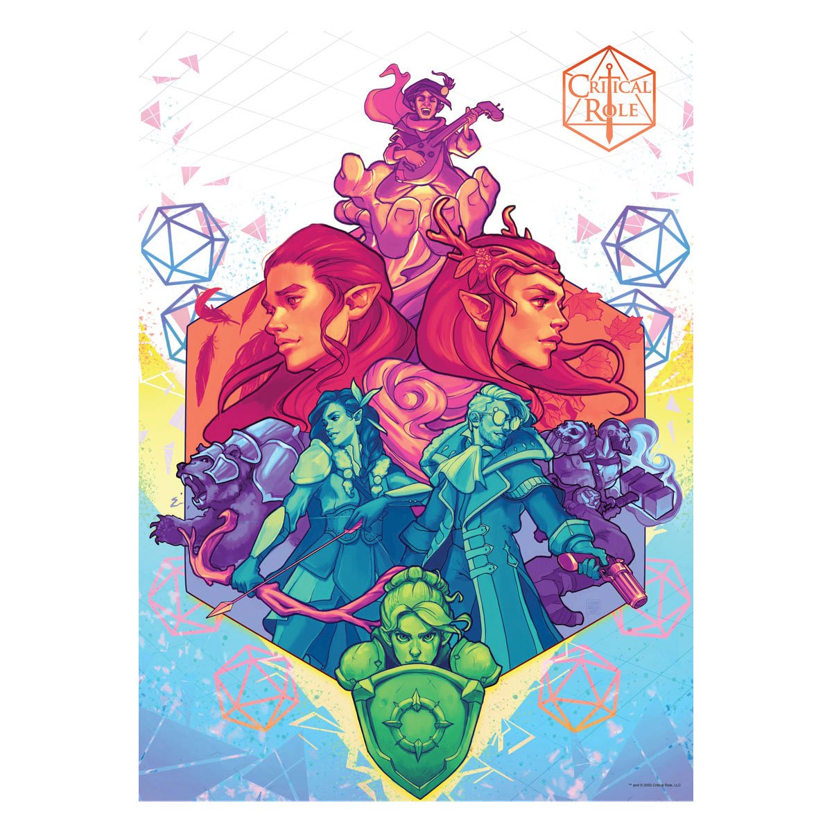 Critical Role: Vox Machina 1,000 Piece Puzzle Dungeons and Dragons