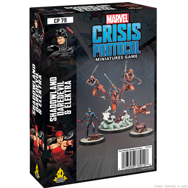 Shadowland Daredevil and Elektra: Marvel Crisis Protocol Miniatures Game