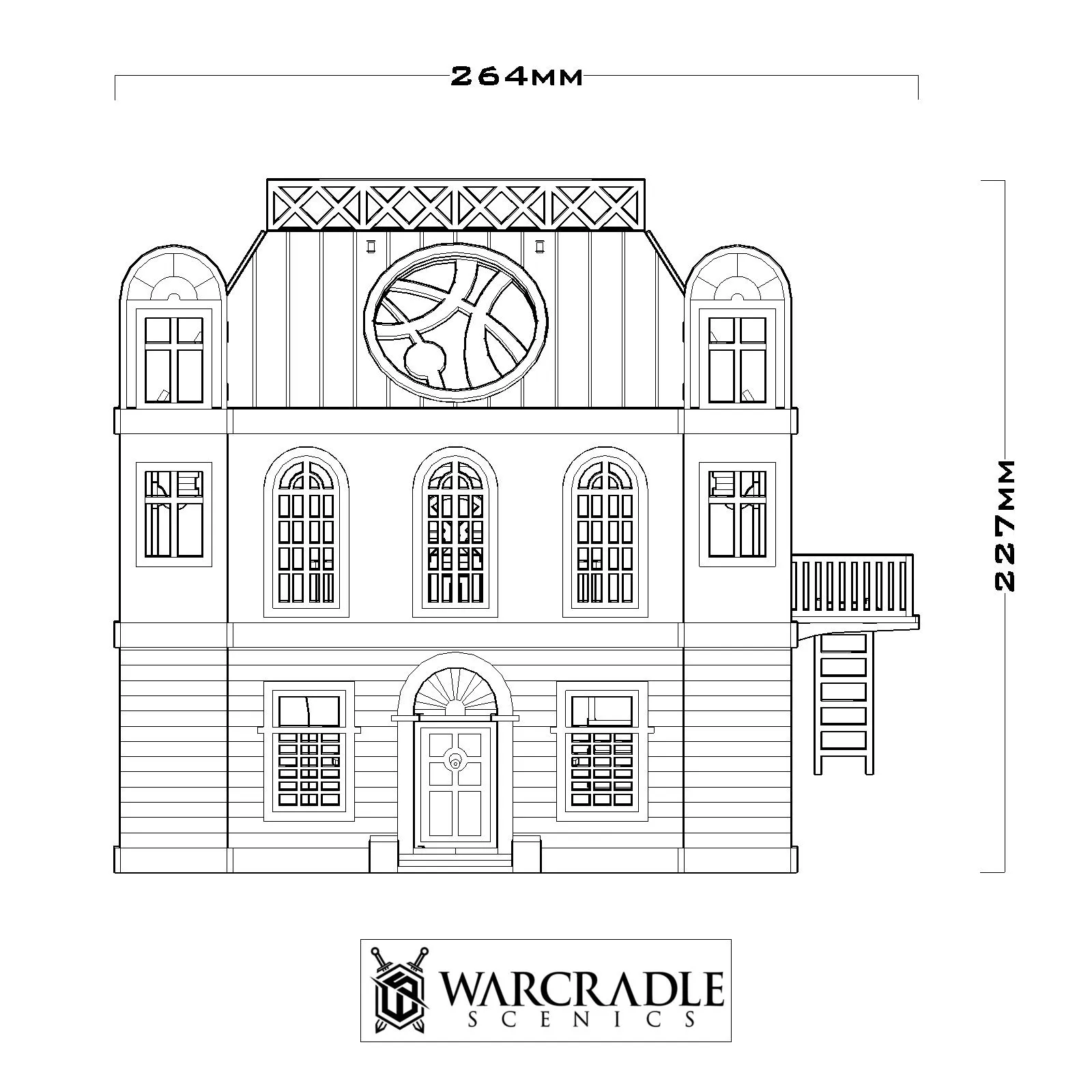 Warcradle Scenics Super City - Mystic Mansion