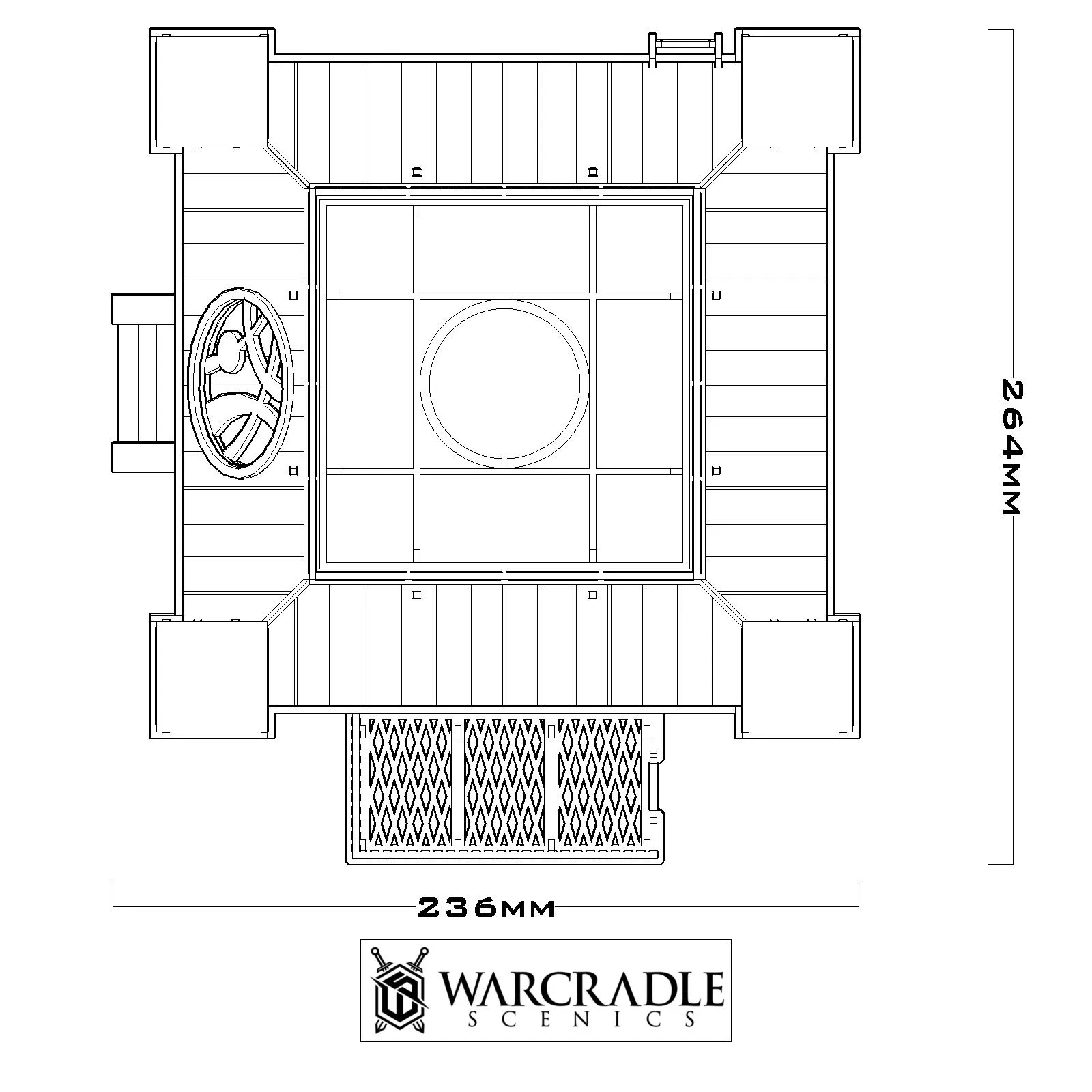 Warcradle Scenics Super City - Mystic Mansion