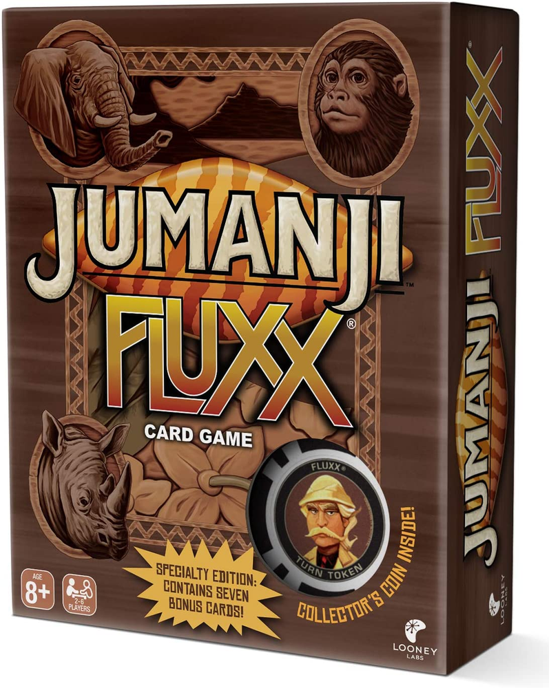 Jumanji Fluxx Card Game