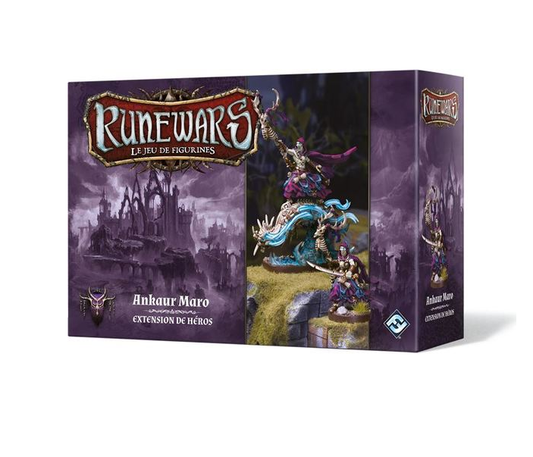 Ankaur Maro Expansion Pack Undead Waiqar Hero - Runewars Miniatures Game