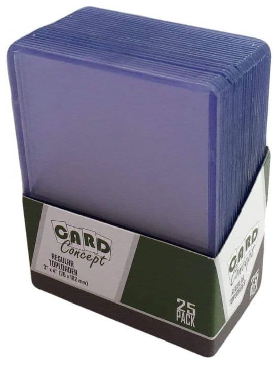 Card Concept Top Loader 3x4 (76 x102mm) 25 pack
