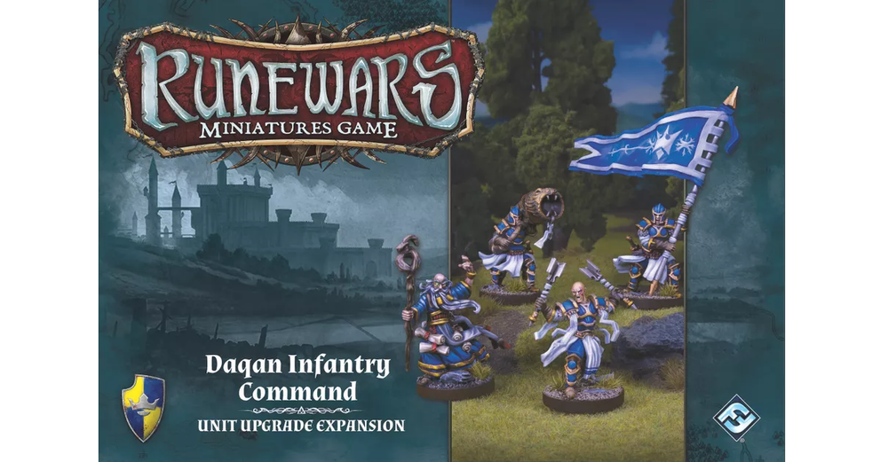 Daqan Infantry Command Expansion Pack - Runewars Miniatures Game