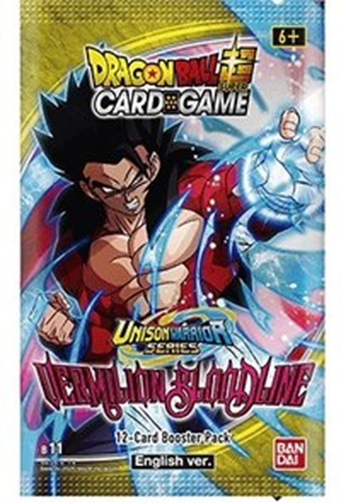 Dragon Ball Super CG: Booster Pack B11 Unison Warrior Series Vermilion Bloodline Re-Print 2nd Edition