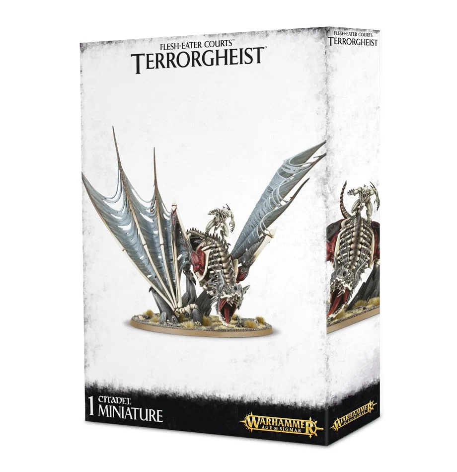 FLESH-EATER COURTS TERRORGHEIST / VAMPIRE LORD ON ZOMBIE DRAGON (D)