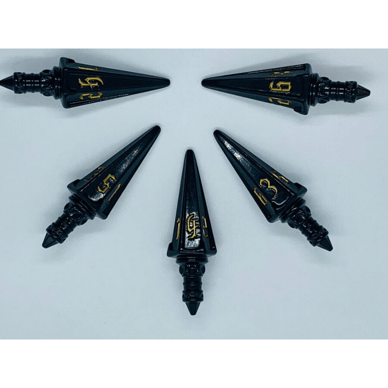 PolyHero Rogue 5d6 Swords - Nightshade