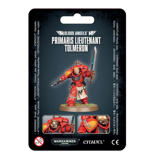 SPACE MARINES BLOOD ANGELS PRIMARIS LIEUTENANT TOLMERON (D)