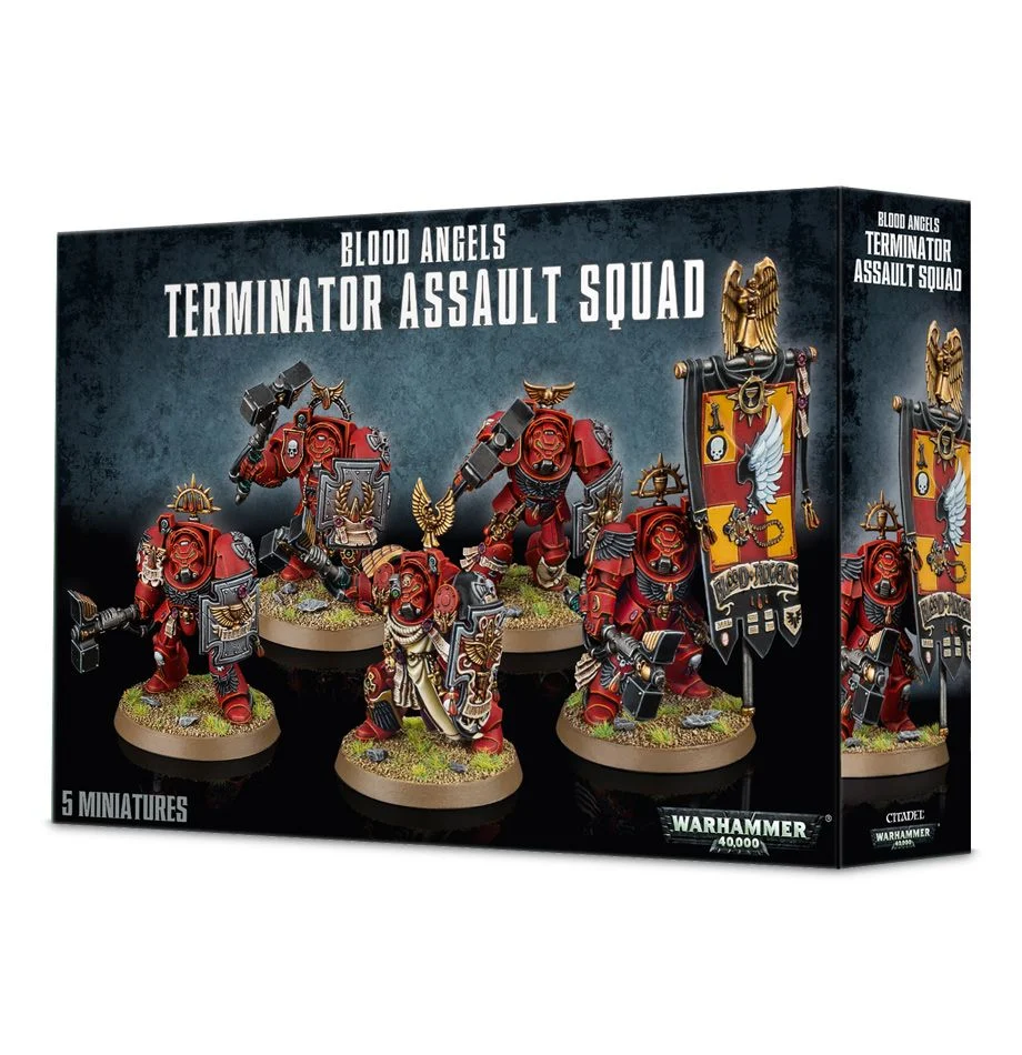 Blood angels Terminator Assault Squad (D)