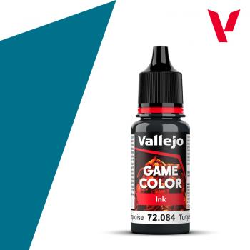 Vallejo Paint - Game Color 18ml - Game Ink - Dark Turquoise