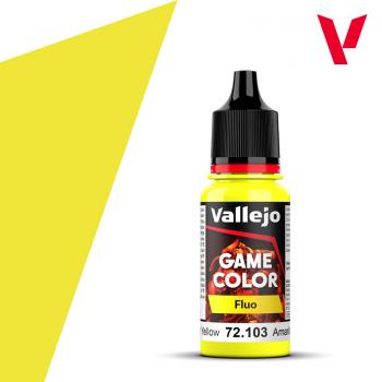 Vallejo Paint - Game Color 17ml - Fluorescent Yellow