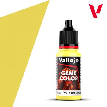 Vallejo Paint - Game Color 18ml - Toxic Yellow