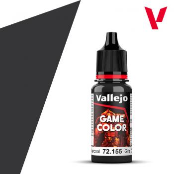 Vallejo Paint - Game Color 17ml -  Extra Opaque - Heavy Charcoal