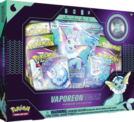 Pokémon TCG: Vaporeon VMAX Premium Collection