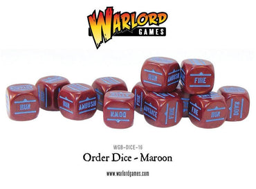 Order Dice pack - Maroon