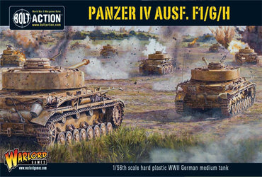 Bolt Action German Panzer IV Ausf. F1/G/H medium tank (plastic)