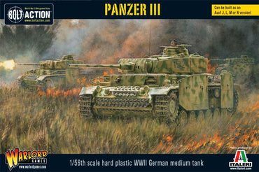 Bolt Action German Panzer III (plastic)