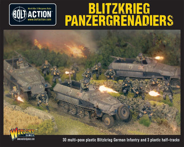 Bolt Action Blitzkreig Panzergrenadiers (30 + 3 Hanomags)