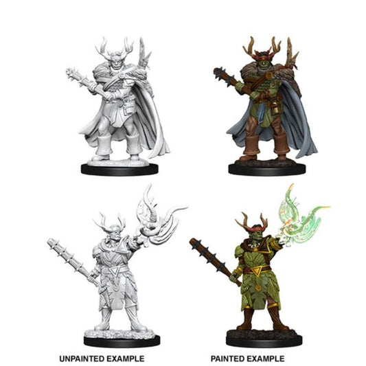 D&D Deep Cuts Pathfinder Battles Male Half-Orc Druid