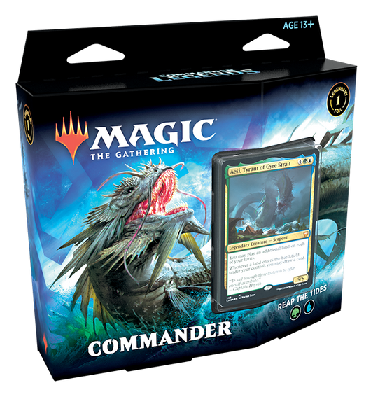 MAGIC: THE GATHERING COMMANDER LEGENDS COMMANDER DECK REAP THE TIDES