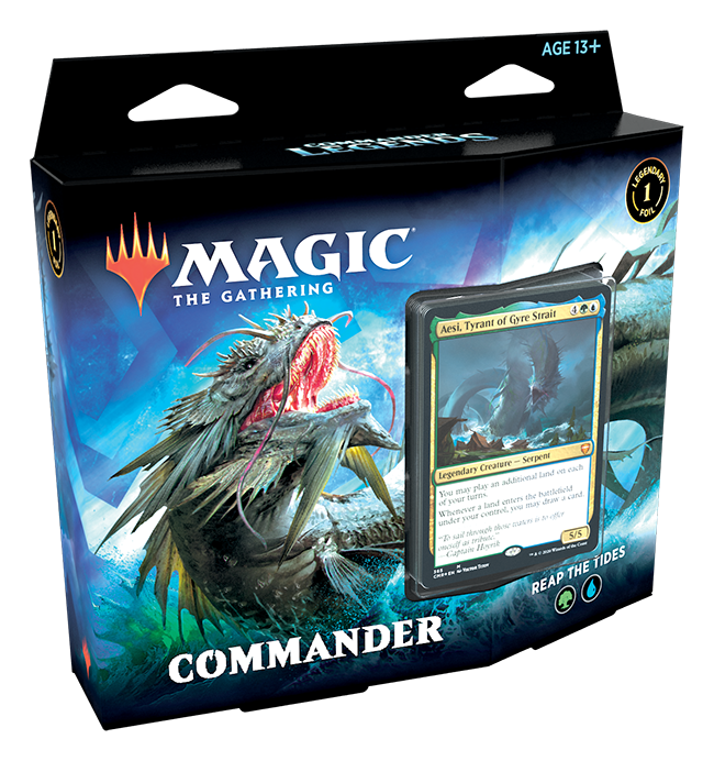 MAGIC: THE GATHERING COMMANDER LEGENDS COMMANDER DECK REAP THE TIDES