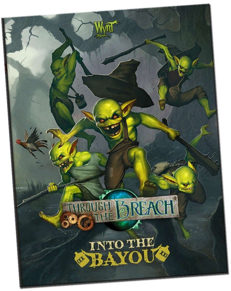 Malifaux Through The Breach Into the Bayou Book