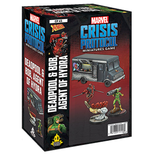 Marvel Crisis Protocol Deadpool and Bob with Taco Truck