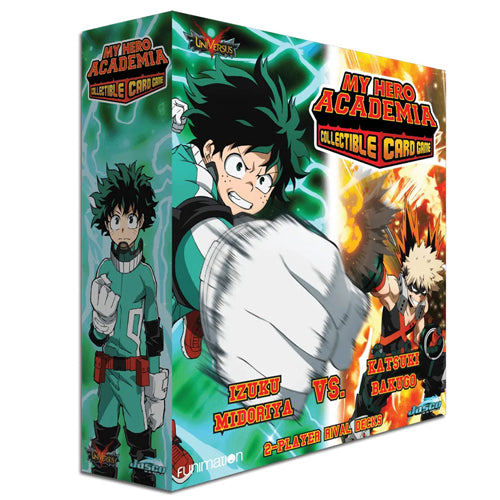 UniVersus CCG My Hero Academia Collectible Card Game - Izuku Midoriya vs. Katsuki Bakugo 2-Play Rival Decks