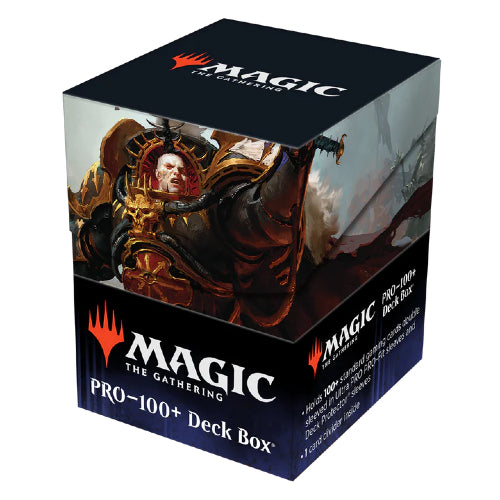 MTG: Warhammer 40k Commander Deck 100+ Deck Box V2 Abaddon Chaos