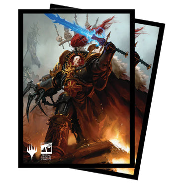 MTG: Warhammer 40k Commander Deck 100ct Sleeves V2 Abaddon the Despoiler Chaos