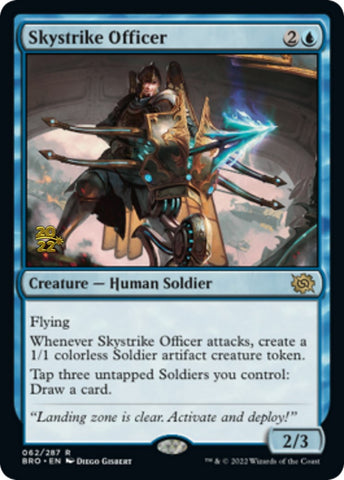 Skystrike Officer [The Brothers' War Prerelease Promos]