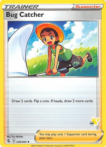 Bug Catcher (226/264) (Pikachu Stamp #46) [Battle Academy 2022]
