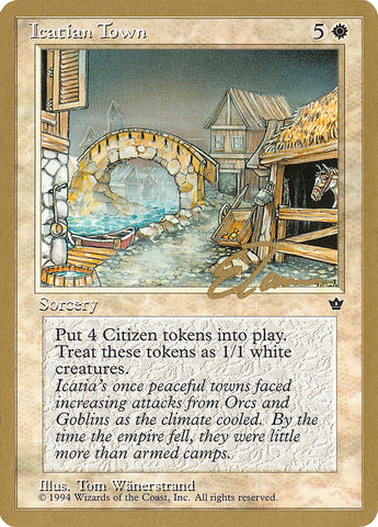 Icatian Town (Eric Tam) [Pro Tour Collector Set]