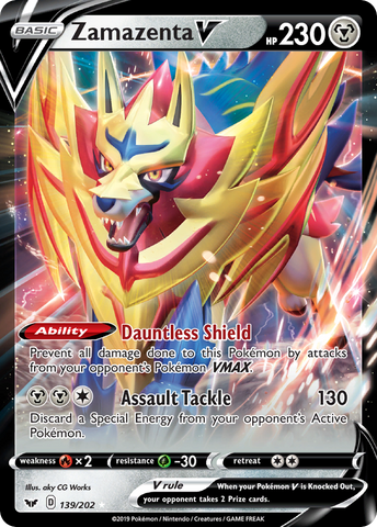 Zamazenta V (139/202) [Sword & Shield: Base Set]