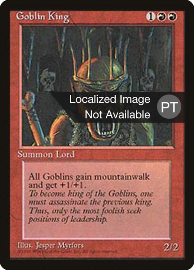 Goblin King [Fourth Edition (Foreign Black Border)]