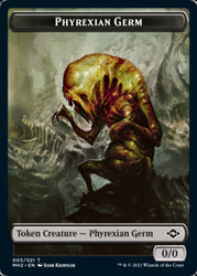 Phyrexian Germ // Treasure (21) Double-Sided Token [Modern Horizons 2 Tokens]