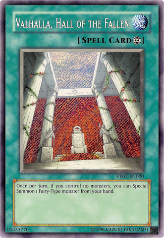 Valhalla, Hall of the Fallen [PP02-EN020] Secret Rare