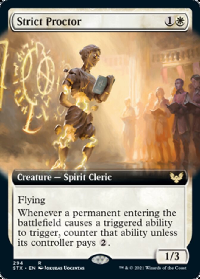 Strict Proctor (Extended Art) [Strixhaven: School of Mages]