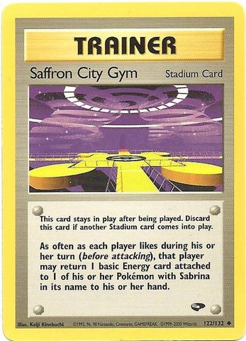 Saffron City Gym (122/132) [Gym Challenge Unlimited]